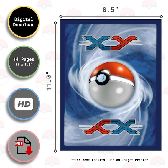 XY Series BACK Binder Covers - Pokemon TCG - Organize Pokemon Cards - Etsy XY Series BACK Binder Covers - Pokemon TCG - Organize Pokemon Cards - Etsy