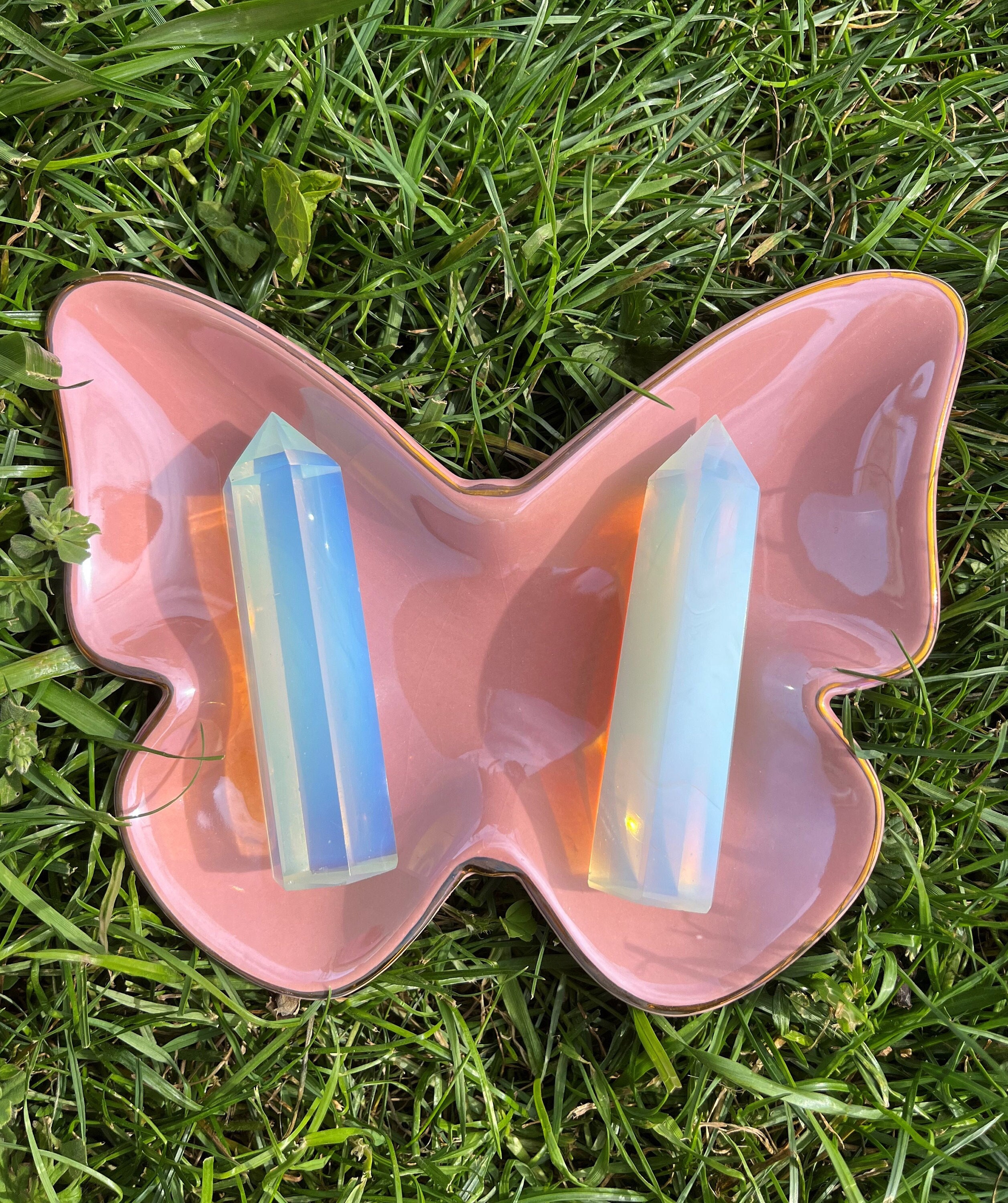 Pointe en Opalite | Cristaux, Minéraux, Pierre Naturelle, Opaline, Tour, Lithothérapie, Méditation, 