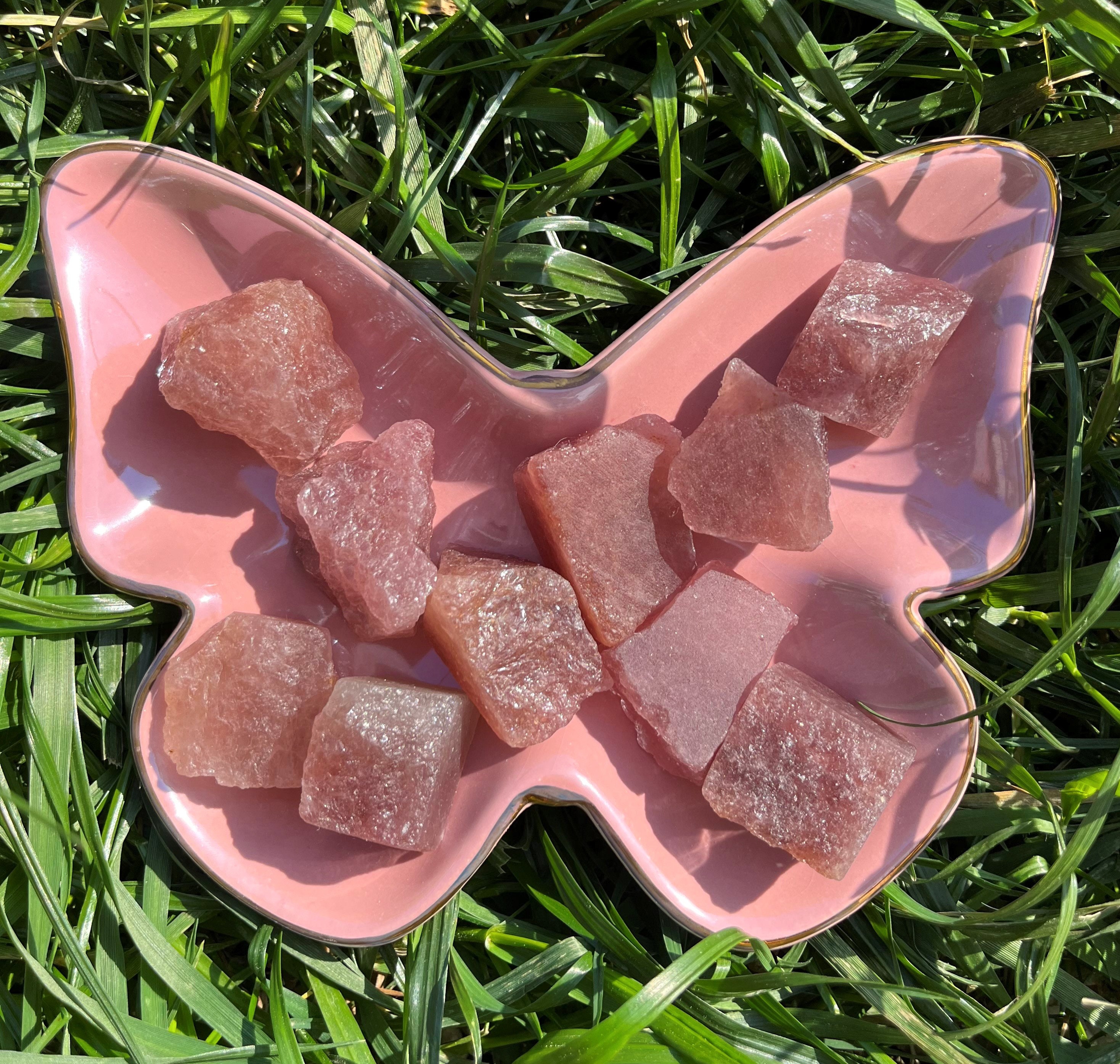 Quartz Fraise Brut | Cristaux, Pierres Naturelles, Brut, Raw, Lithothérapie, Strawberry Quartz, Bien