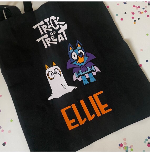 Bluey Halloween Bag trick or treat bags Halloween bluey Etsy Schweiz