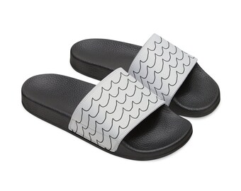 Youth Wave Design Slide Sandals