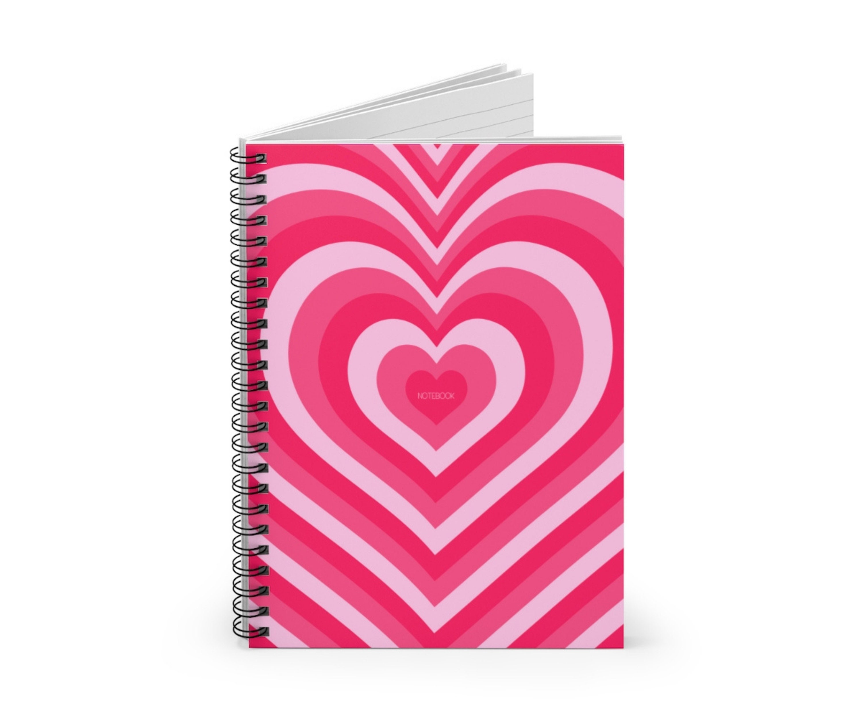 Notebook Aesthetic: Preppy, Pink, Aesthetic Notebook For School, College  Ruled, Notebook for Teens, Composition Notebook Preppy