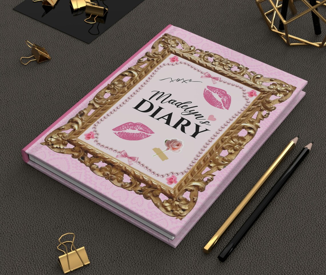 Coquette Diary, Coquette Journal, Coquette Stationary, Coquette