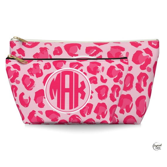 Personalized Pencil Case, Preppy Monogram Pencil Case, Preppy