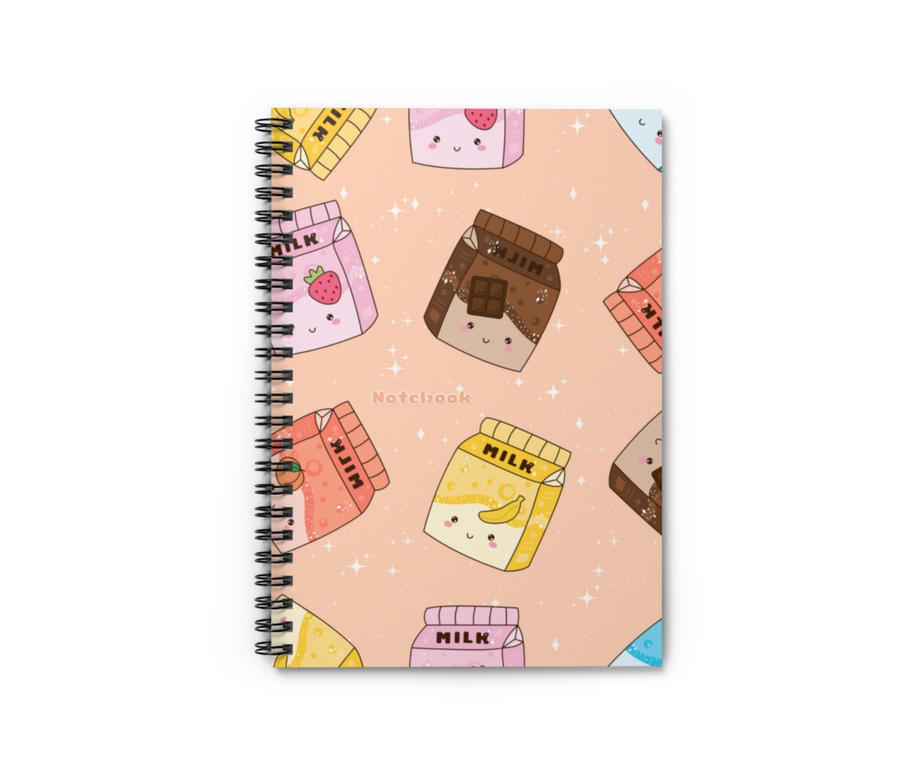 Kawaii College Ruled Composition Notebook: Pink Cute Kawaii Themed Japanese School Supplies Lined Paper for Girls to Write in at School Gift Idea