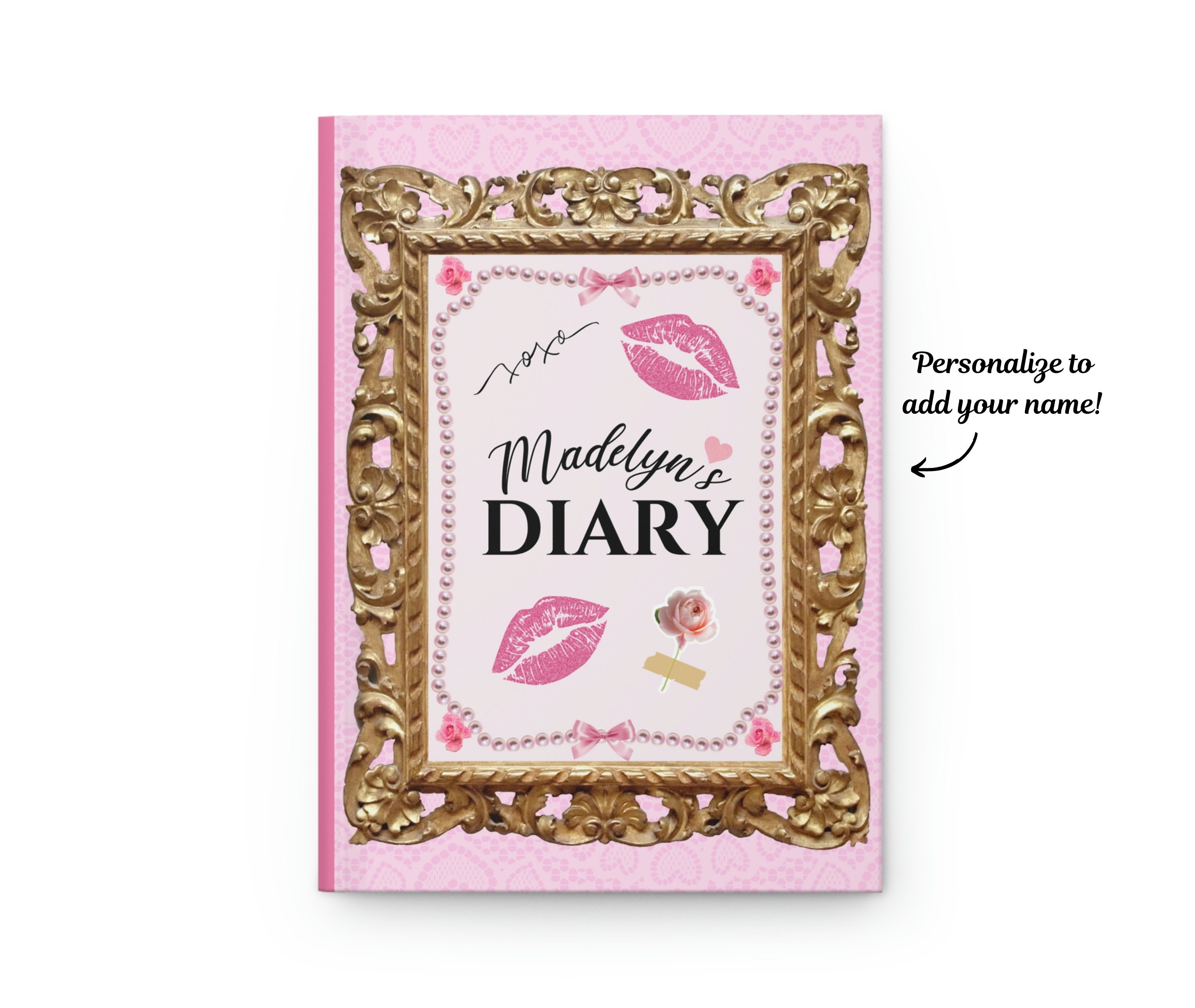 Aesthetic Floral Lined Journal: Vintage, Cottagecore, Coquette Notebook For  Wome