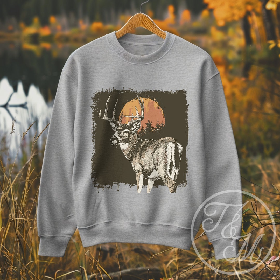 Deer Graphic Long Sleeve Top main image 0