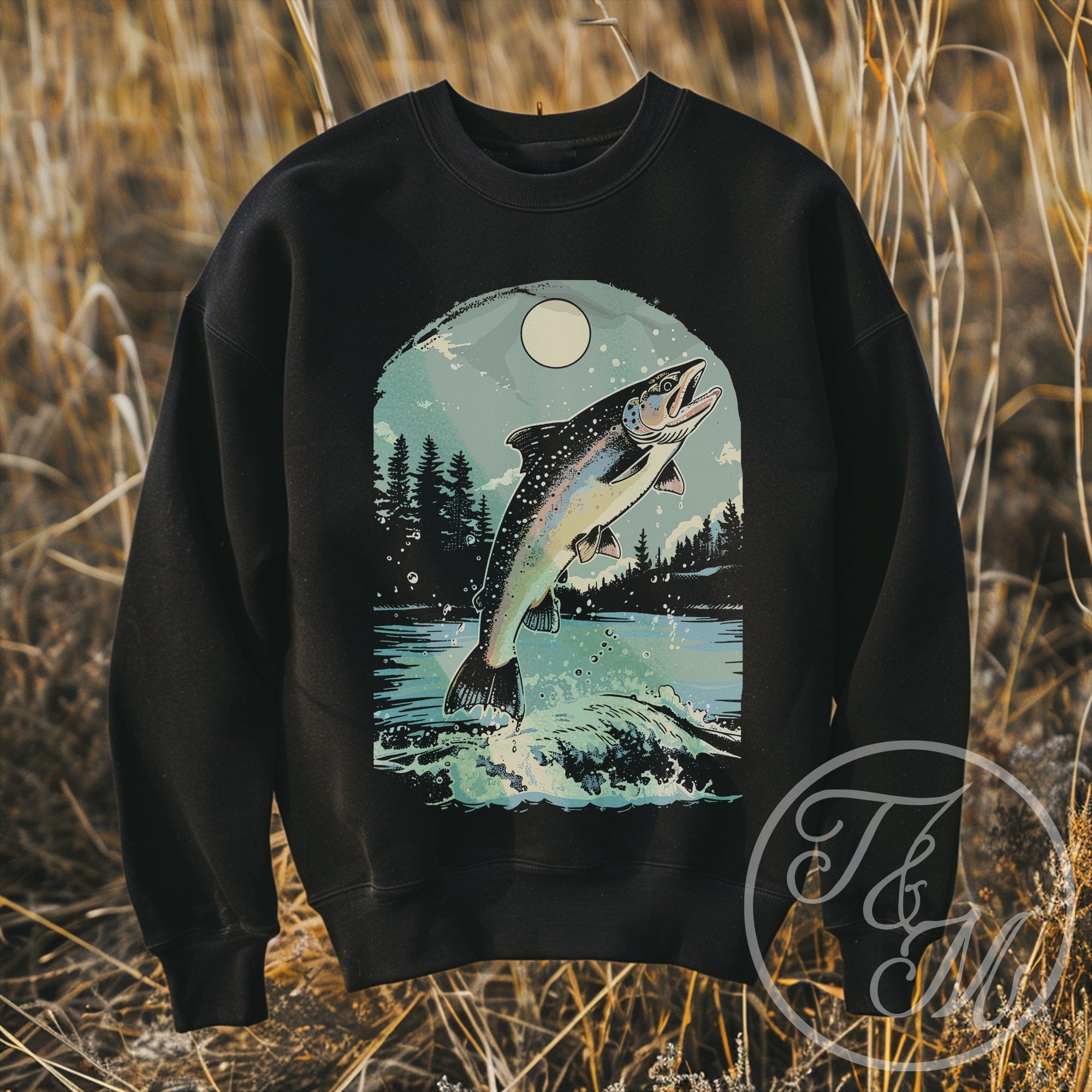 Brook Trout Sweater - Etsy