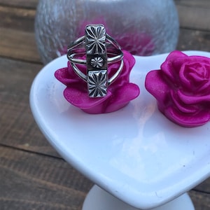 Southwestern Ring Sterling Silver Size 7