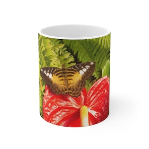 Butterfly Mug 11  oz   Nature mug