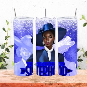 5 PNGs Bundle - Strength in Sisterhood - Straight Tumbler Sublimation Wraps
