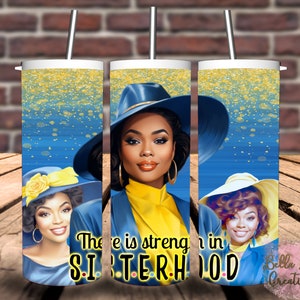 Sisterhood Bundle (Blue) - 5 tumbler wrap/images