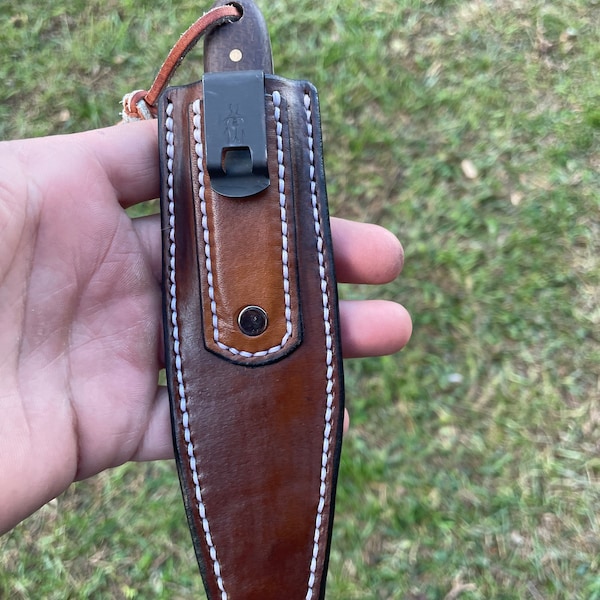 Leather Sheath for Fixed Blade Etsy
