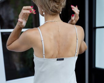 Luxury Silk Slip Dress - Elegant Satin Midi Dress - Wedding Guest Outfit - Evening Gown - Formal Bridesmaid Dress - Minimalist Silk Dress