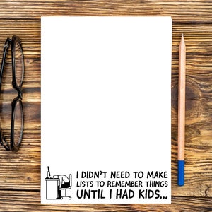New Parents Notepad