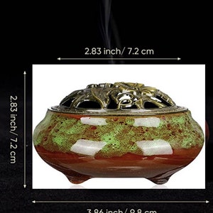 Incense burner/ Ceramic incense burner/ Charcoal incense burner
