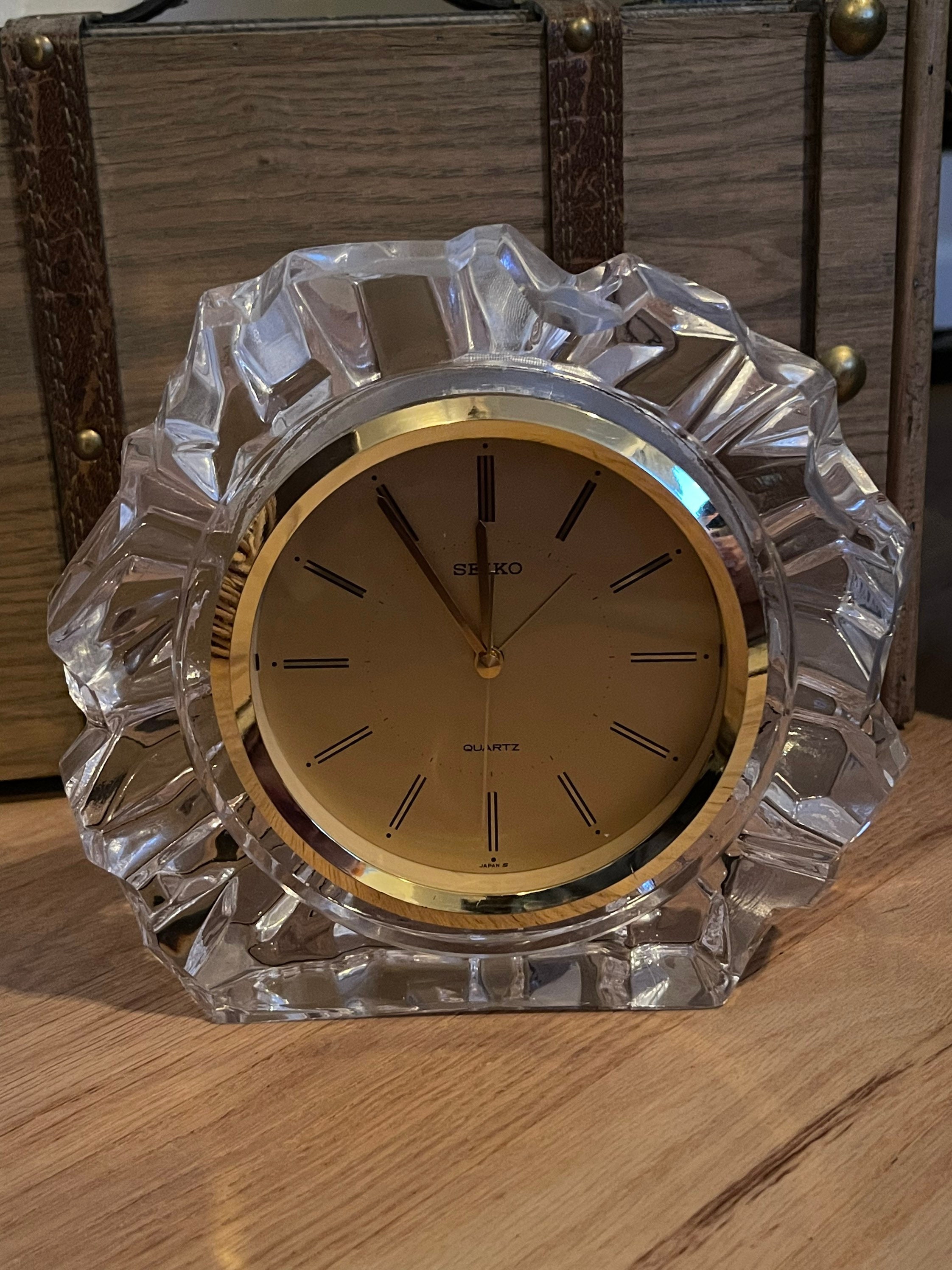 Vintage Seiko Quartz Raw Cut Clock - Etsy