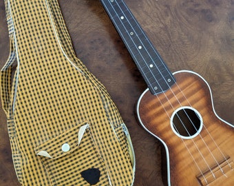 Vintage 1960s Mahogany Harmony Ukulele Soprano with Case