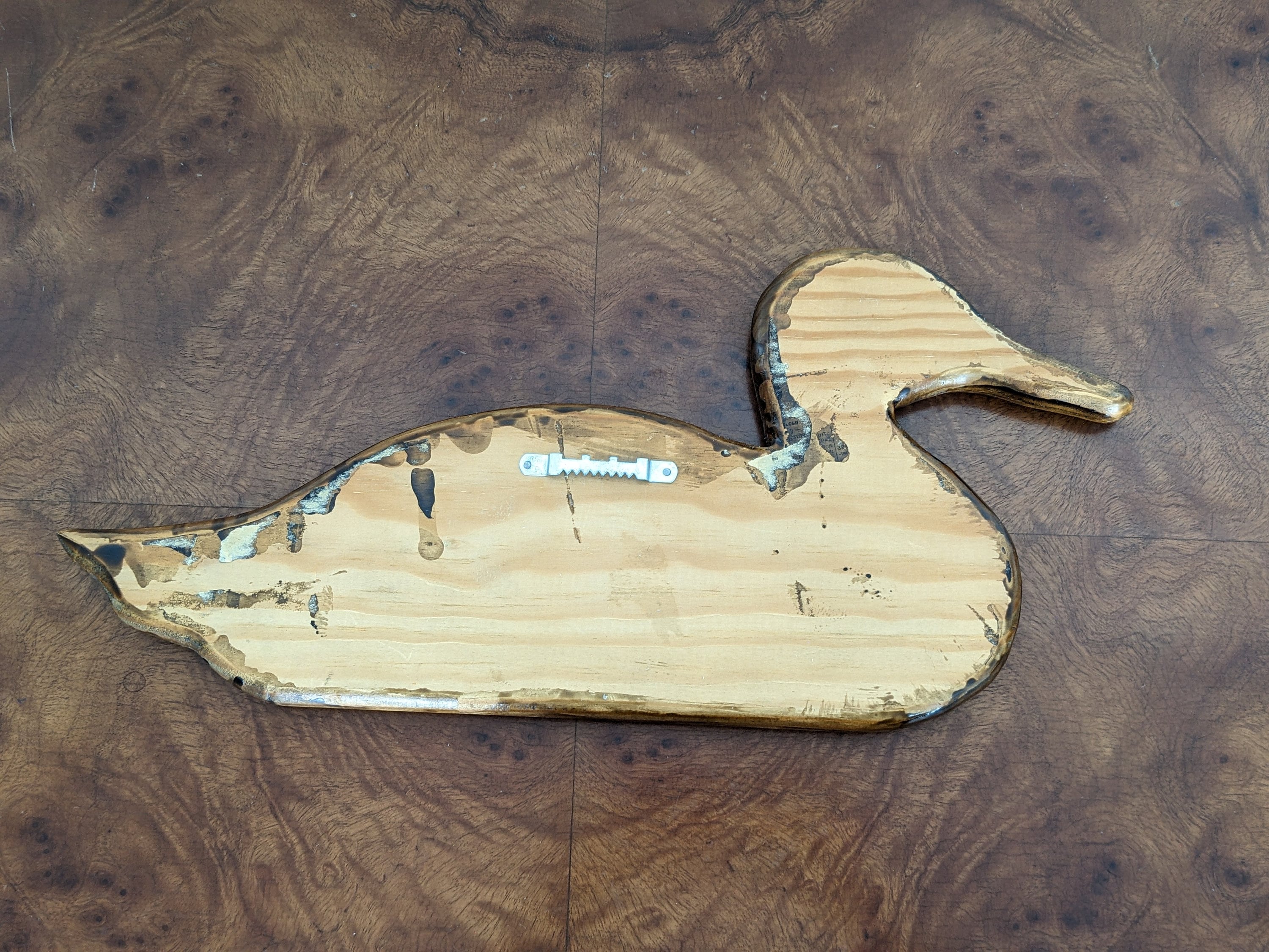 Vintage Handmade Wooden Duck Wall Decor Etsy