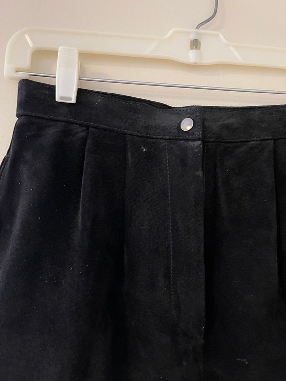 Vintage High Waisted Leather Pants - Gem