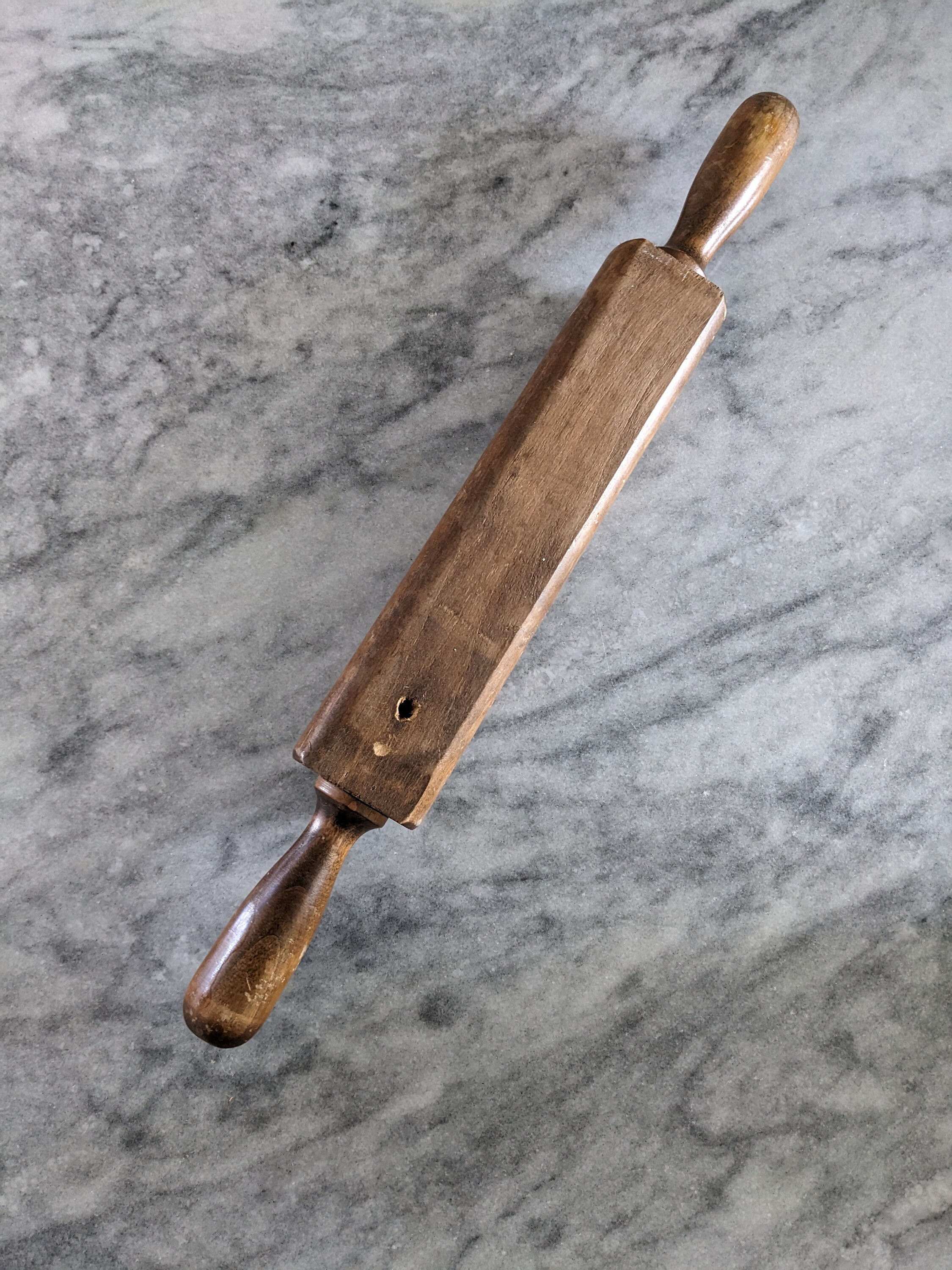 Vintage Rolling Pin Wall Decor Note Card Holder Etsy