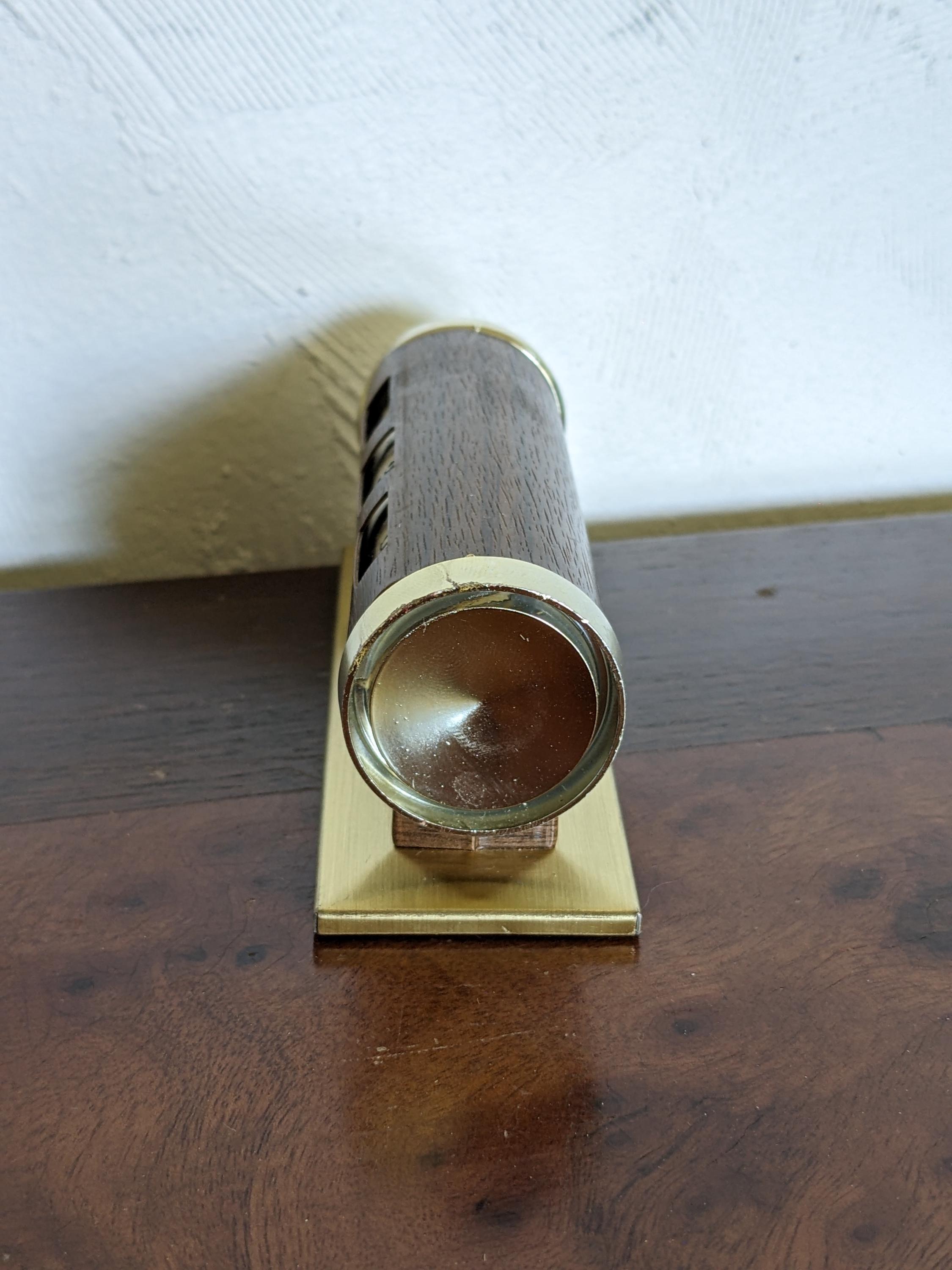 Vintage Mid Century Brass and Faux Wood Perpetual Calendar - Etsy