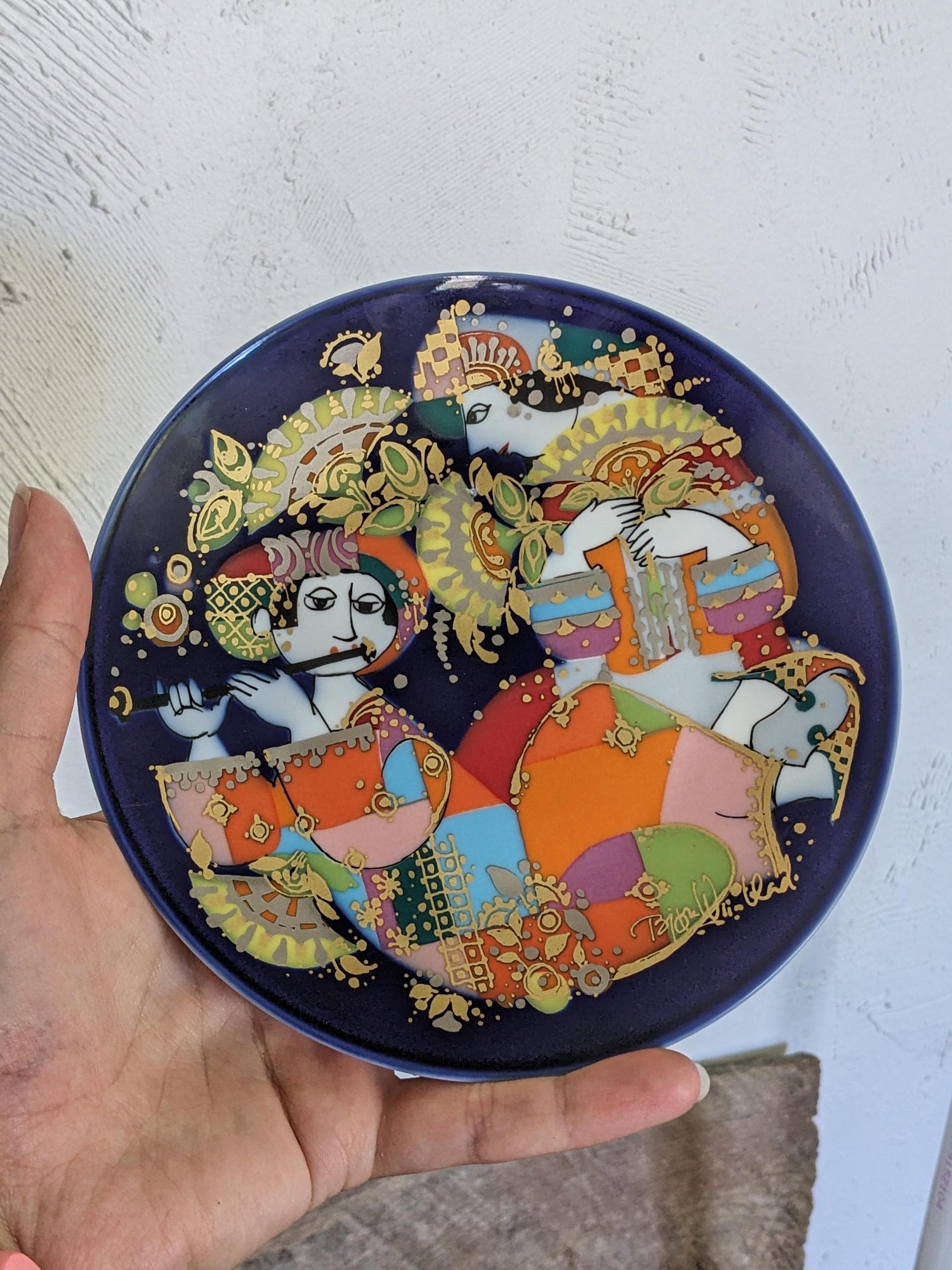 Vintage Bjorn Wiinblad Rosenthal Germany Wall Art Plate - Etsy Canada