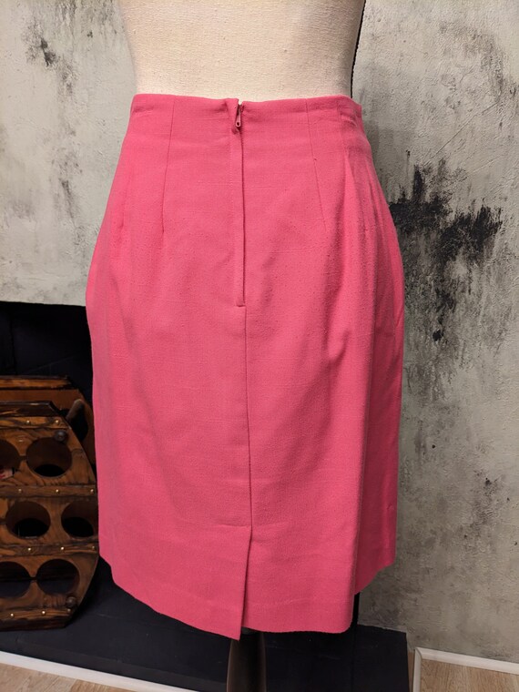 Pink Vintage 2 Piece Skirt Top Set - image 6