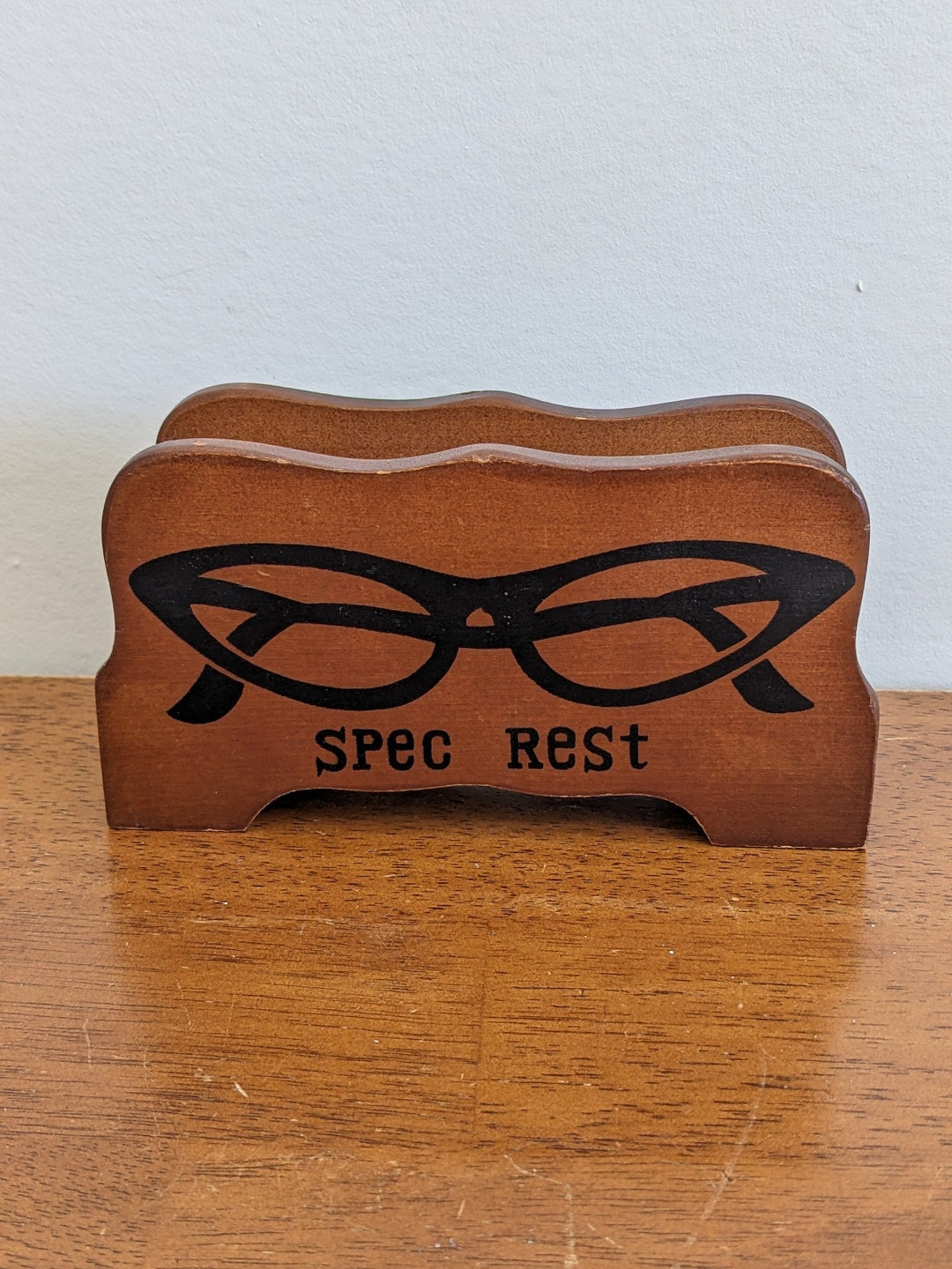 Vintage Wooden Spec Rest Glasses Holder - Etsy