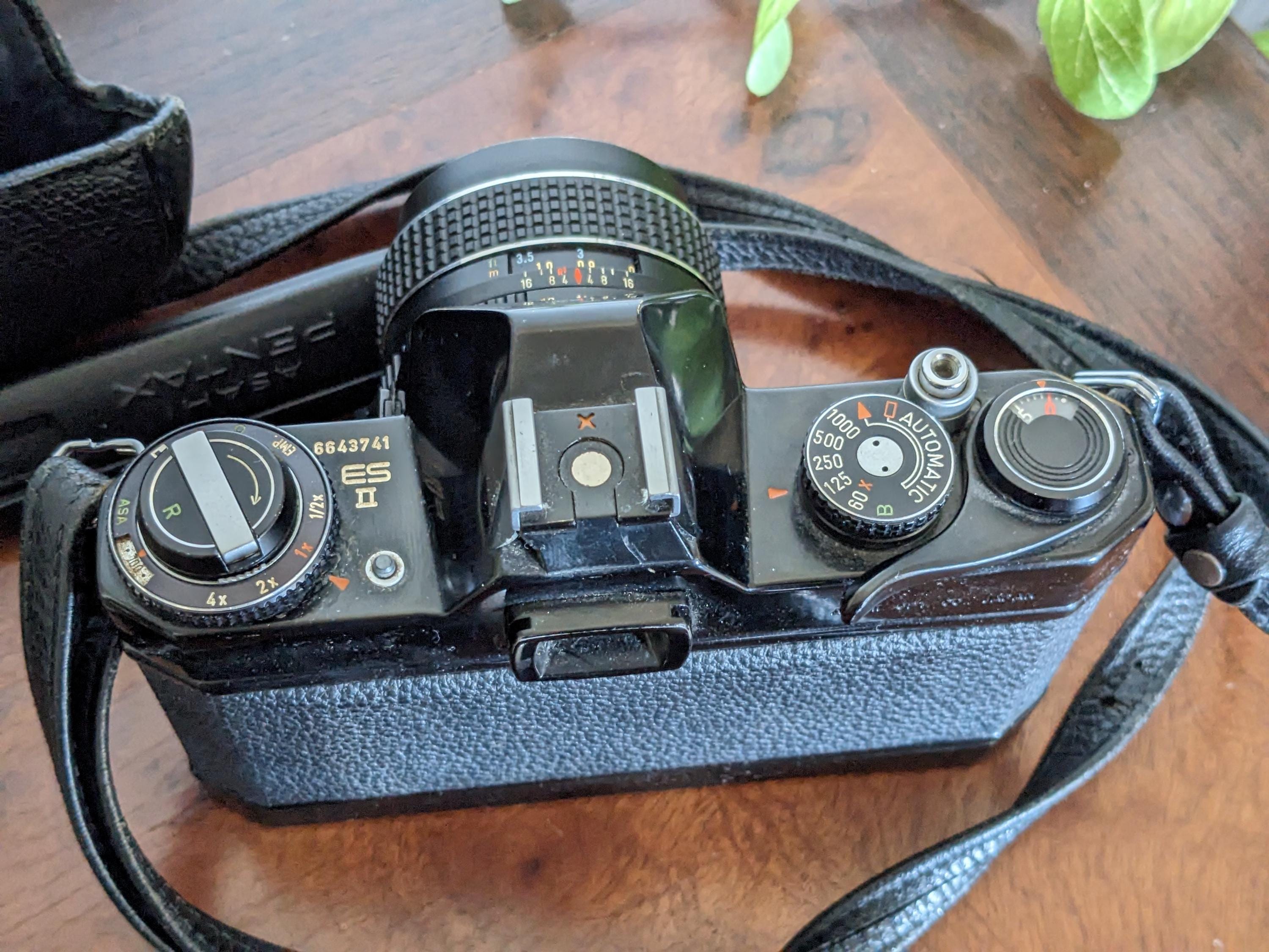 ASAHI PENTAX ES レンズ3種類ケースもつきます ヴィンテージ ハネウェル アサヒ ペンタックス ES II 35 mm レンズと