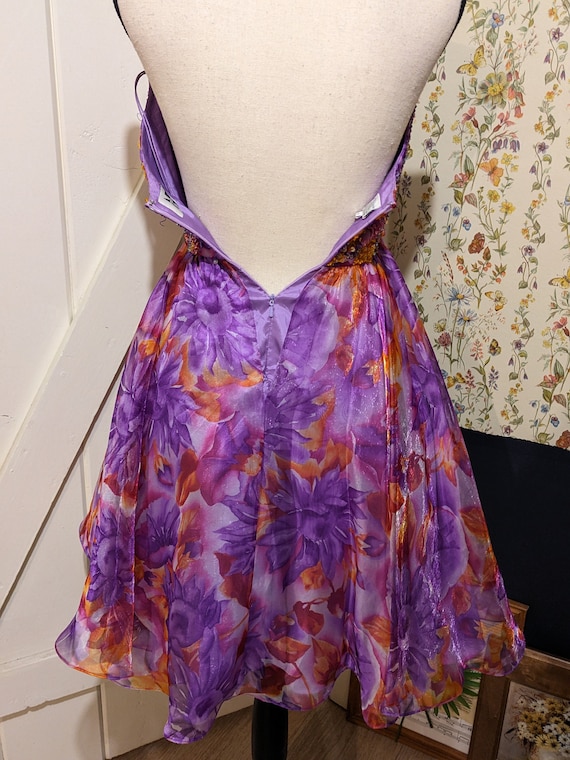 open lace back dress Nox Anabel A1752 Prom Dress - Yellow Print