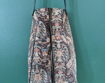 Bolso vintage de alfombra
