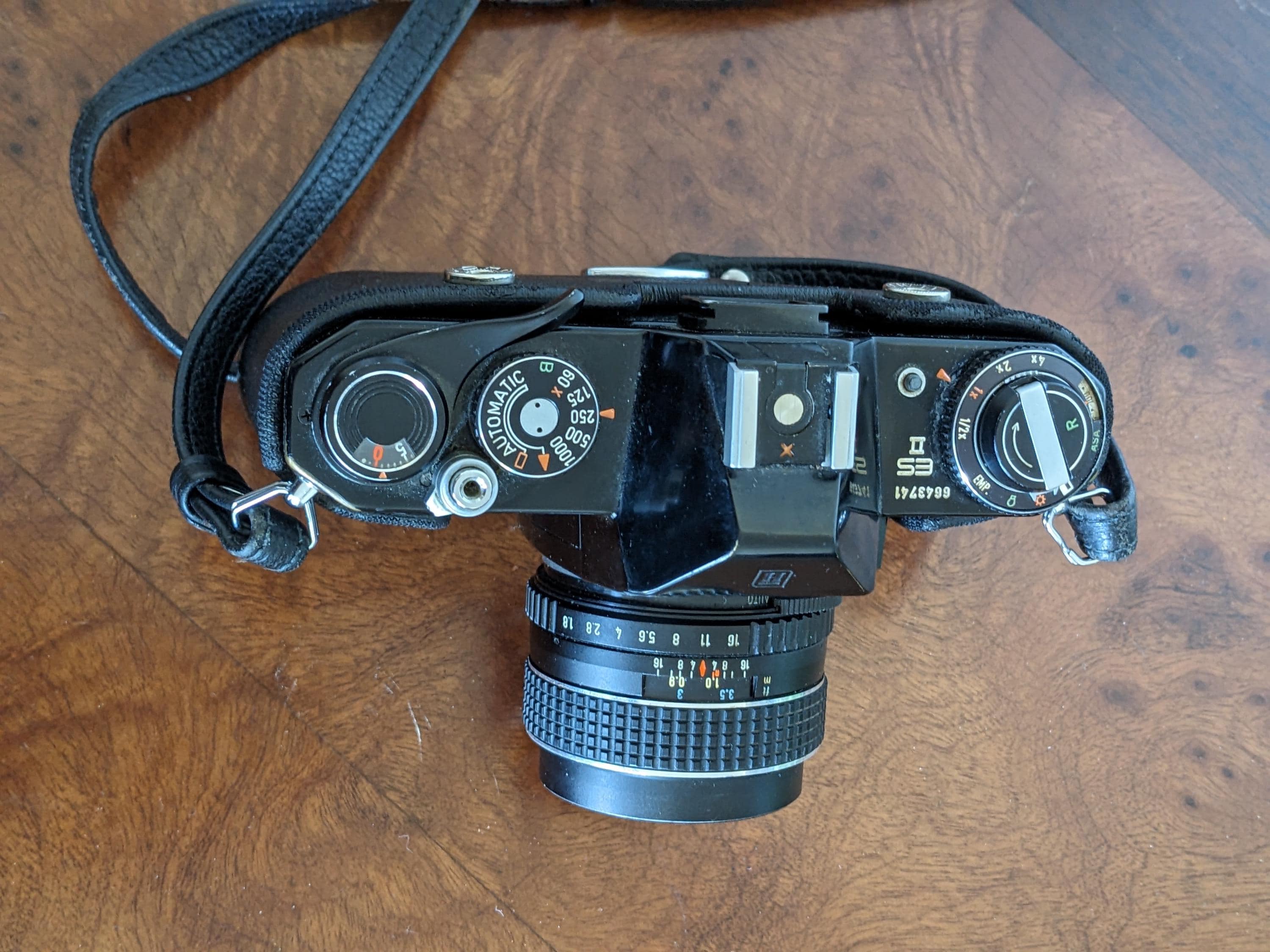 Vintage Honeywell Asahi Pentax ES II 35mm With Lense and Original