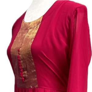 Size XL 42 Georgette Kurti | Kurti for women | Casual Kurti | Beachwear | Ethnic Kurti | Indian Women Kurti |