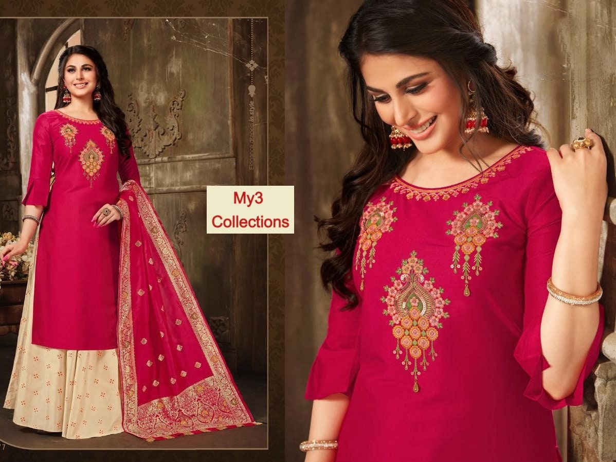 lacha with kurti