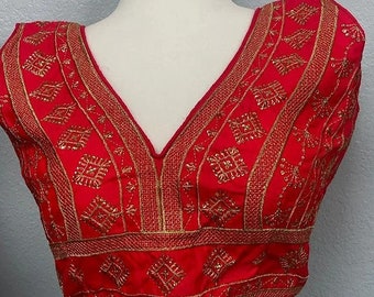 Blusa con lentejuelas: ideal para bodas indias (tallas 36-38)