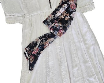 Kurti blanco con dupatta