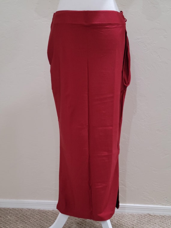 Red Saree Shape Wear Saree Petticoat Stretchable Shapewear Saree Inskirt 