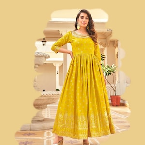 Fancy Designer Gown | Indian Designer Gown | Fashion Wear | Indian Dresses for Weddings | Sequin Gowns | Sequin Dresses