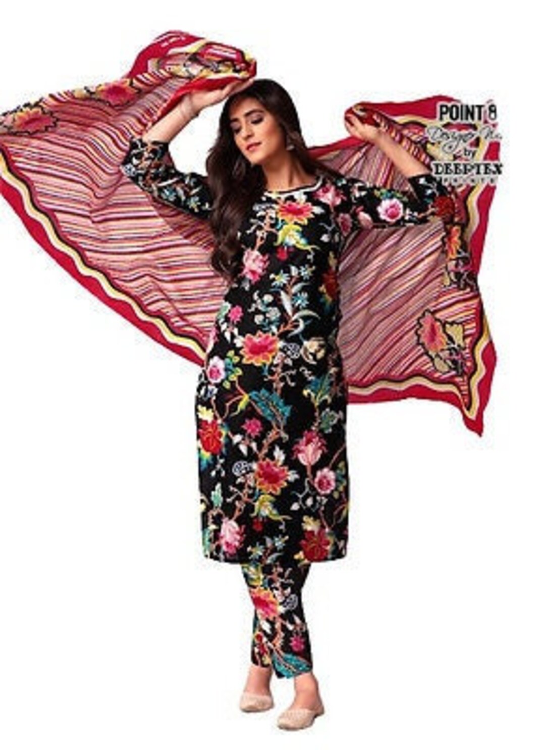 Cotton Salwar Suit | High-quality Cotton Salwar Kameez | Black Salwar ...