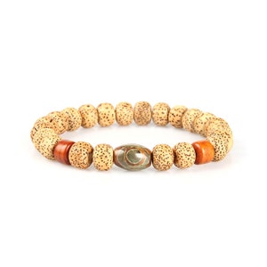 Bodhi Seed Beaded Bracelet: Unisex Yoga Meditation Zen Jewelry