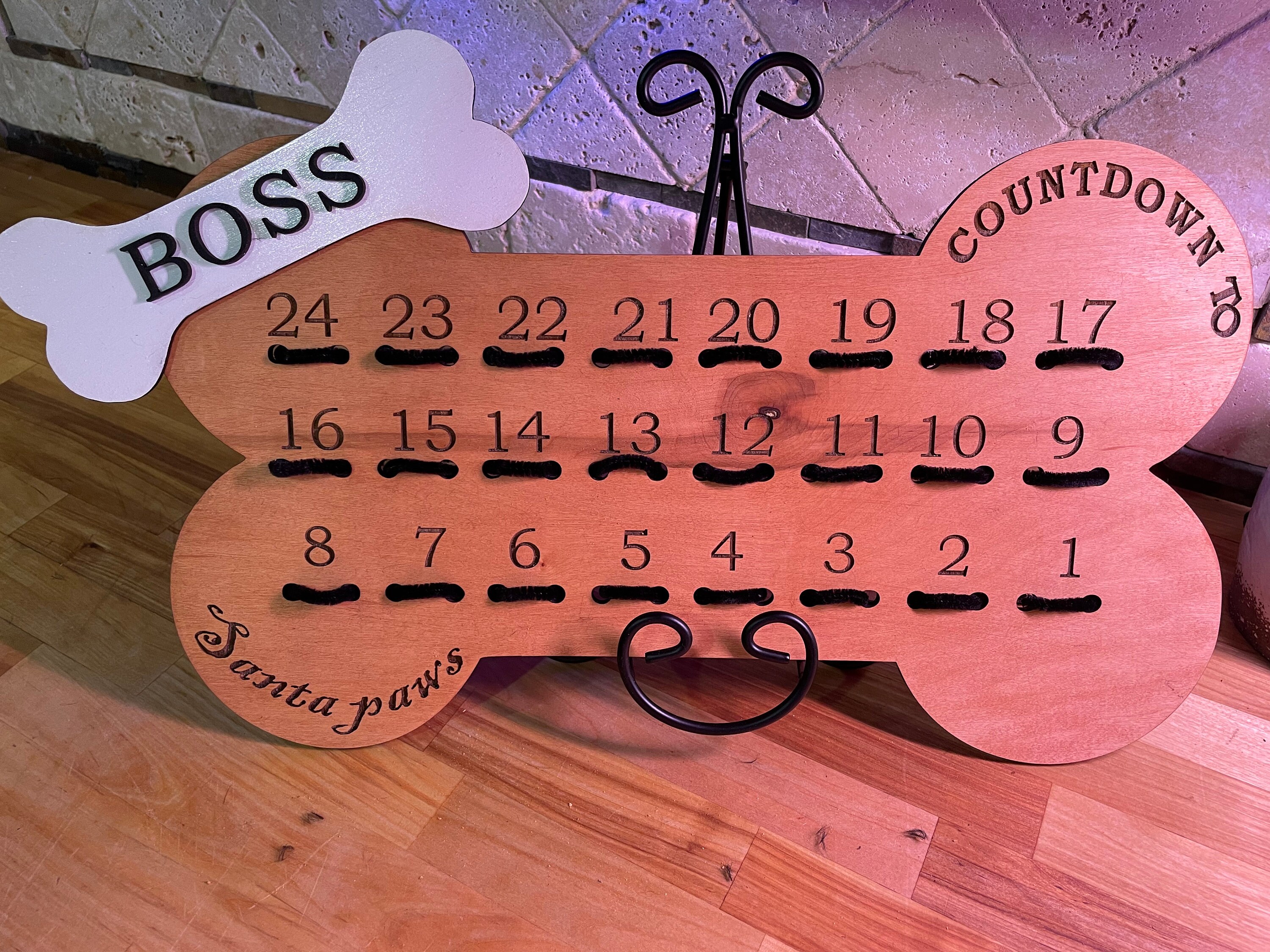 Personalized Dog Advent Calendar SVG ONLY Etsy UK