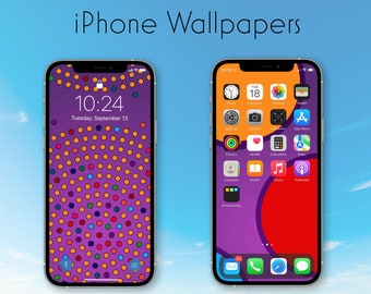Colorful iPhone Wallpaper for iPhone | Digital download