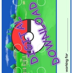 Pokemon / Token Board / DIGITAL DOWNLOAD / PRINTABLE - Etsy