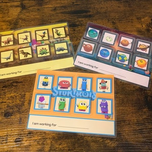 Storybots Bundle / Set of 3 Token Boards