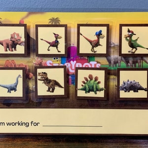 Storybots Dinosaurs / Token Board