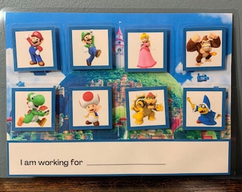 Super Mario Token Board Digital - Etsy
