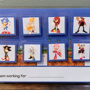 Sonic (Modern and Classic Characters)/ Token Board