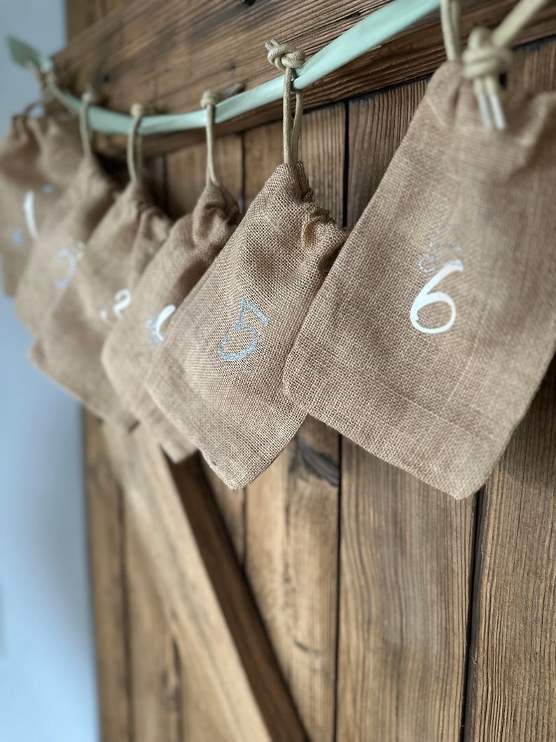 Advent Calendar Bags To Fill 