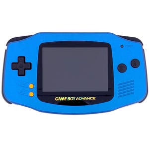 Blue Game Boy Advance | Backlit Screen | IPS | GBA | Chargeable USBC | Audio Amp